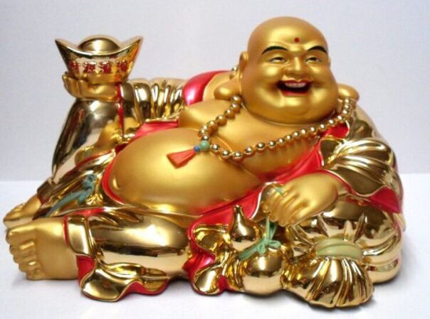 Dios Hotei un amuleto eficaz para la riqueza, la buena suerte y la felicidad