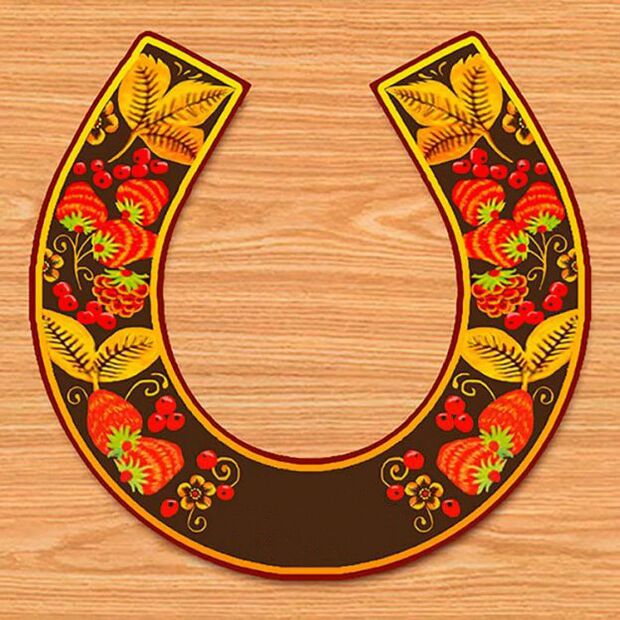 Herradura encantada para la buena suerte y la riqueza.